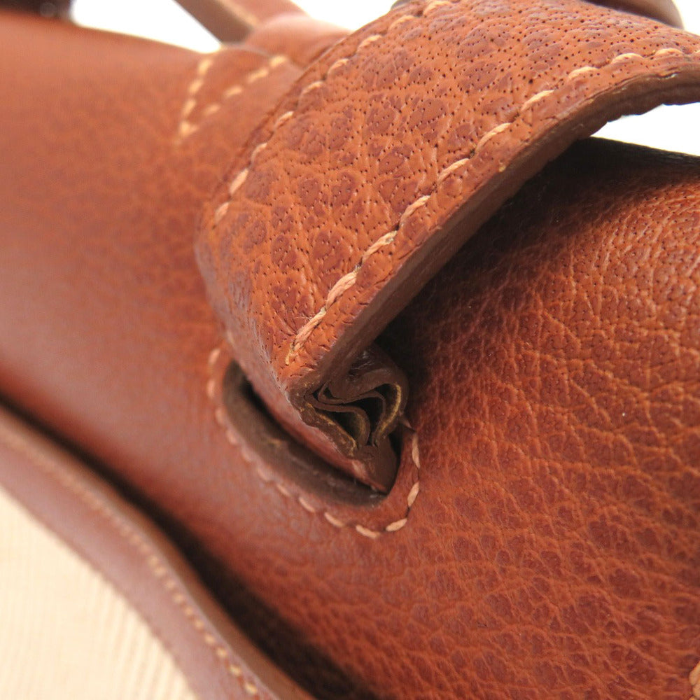 HERMES Shoulder Bag Buffl Brown Sac Adepesh DPLG