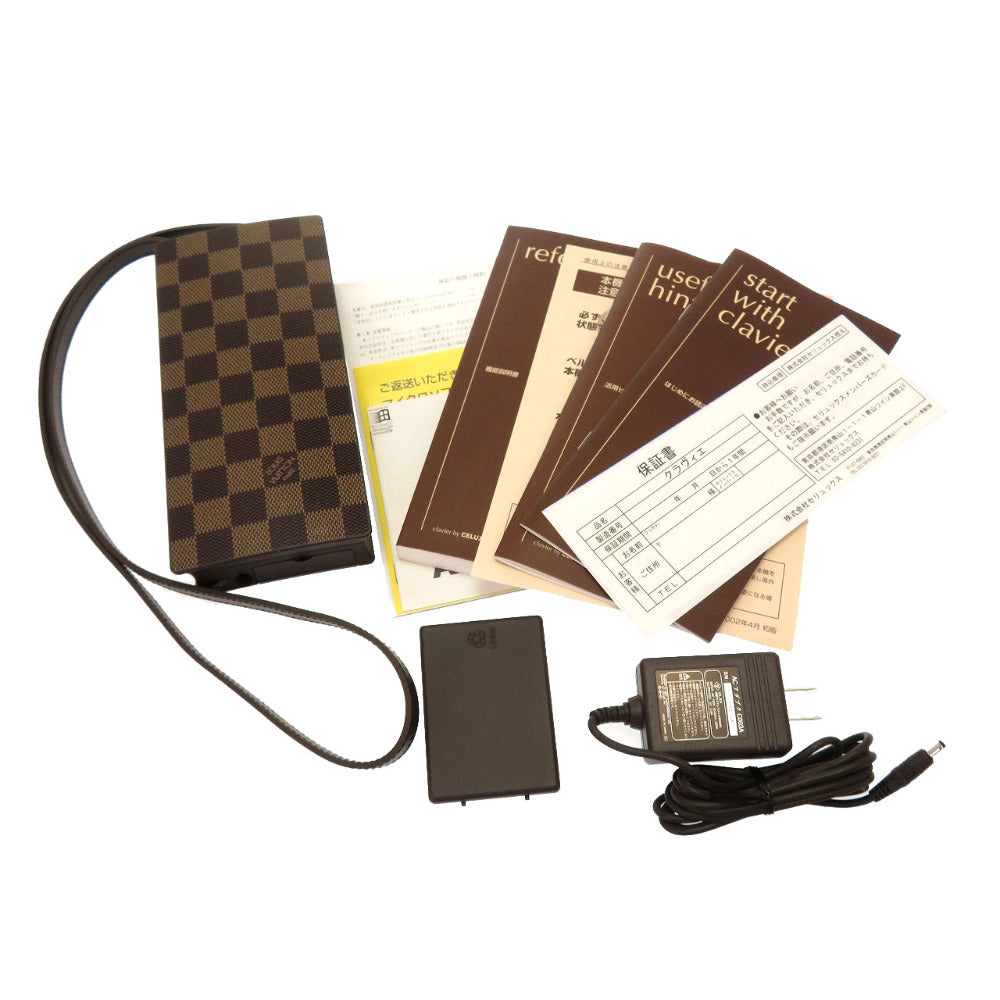 LOUIS VUITTON computer MC/HC 300 HC Plastic, Leather Brown Damier Small mini laptop Clavier 25th anniversary staff limited mens(Unisex) Used
