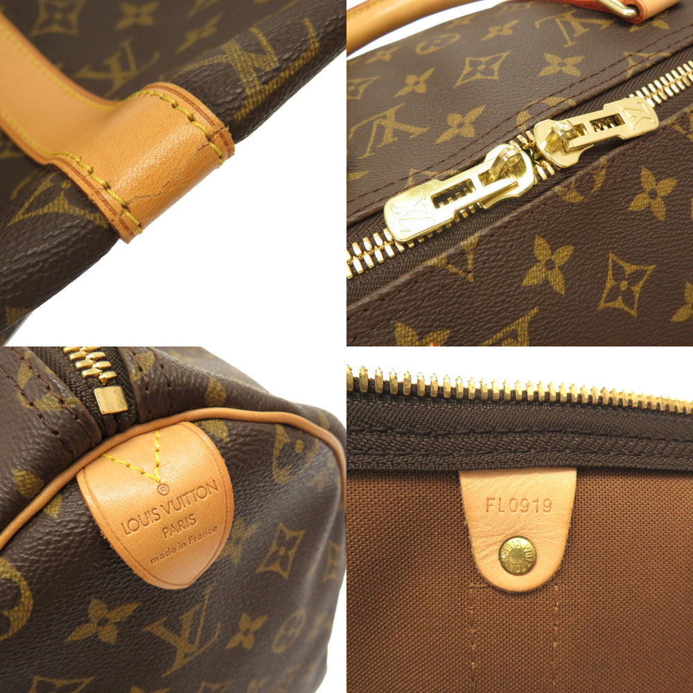 LOUIS VUITTON Boston Duffel bag M41426 Monogram canvas Brown Monogram Keepall 50 mens Used