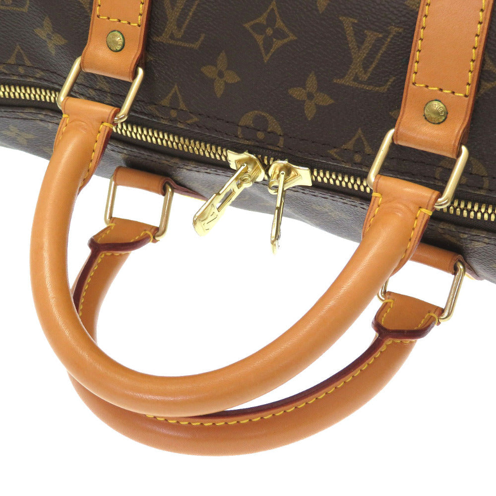 LOUIS VUITTON Boston Duffel bag M41426 Monogram canvas Brown Monogram Keepall 50 mens Used