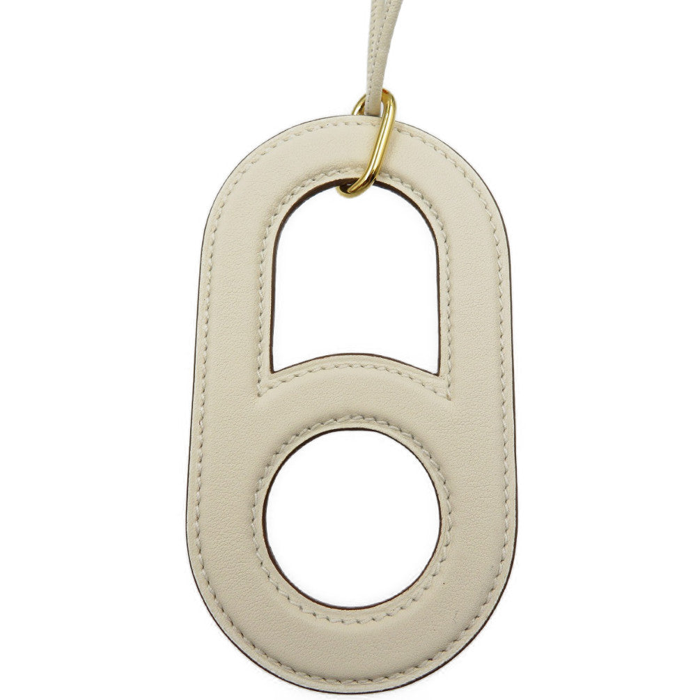 HERMES Necklace Swift Ivory Variations