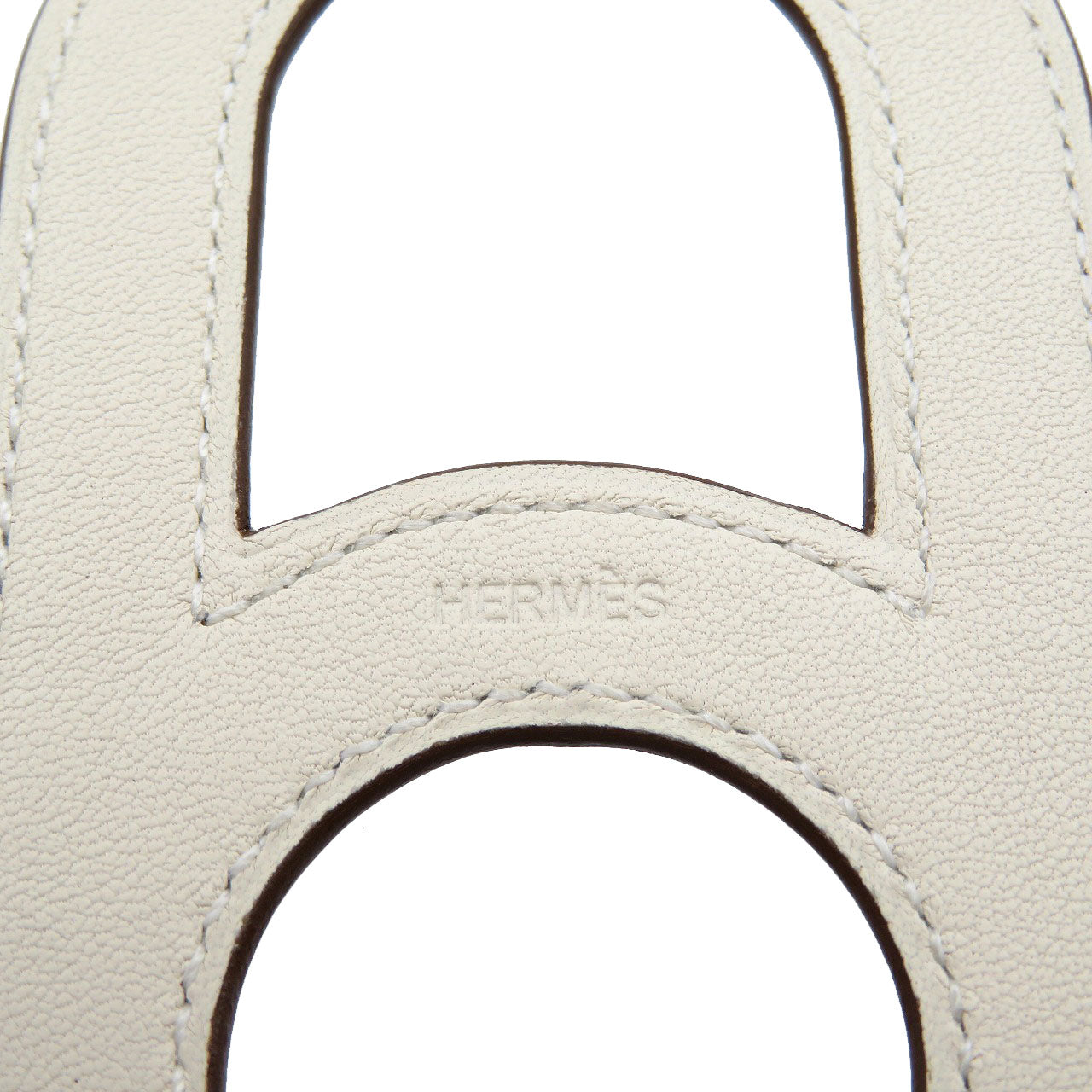 HERMES Necklace Swift Ivory Variations