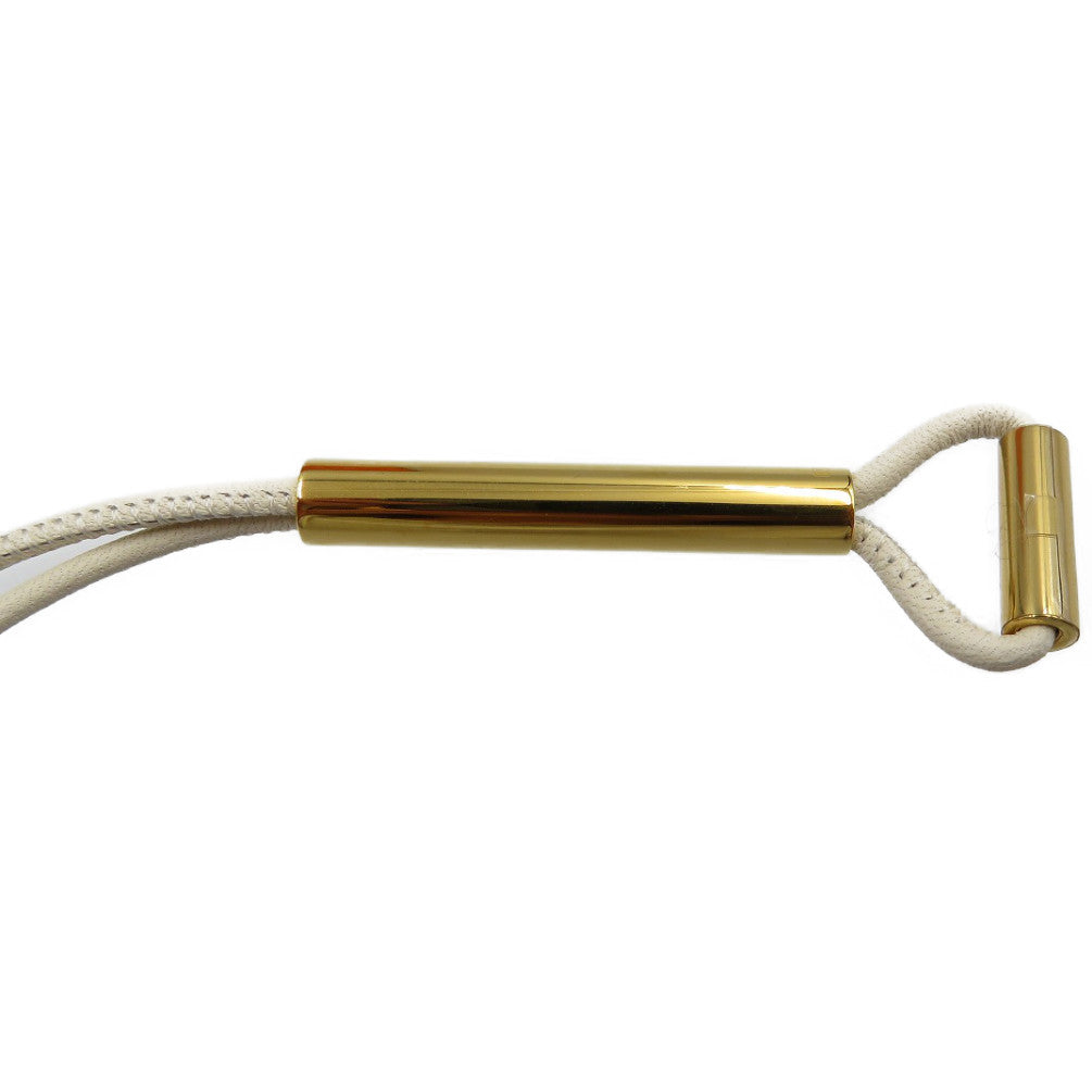HERMES Necklace Swift Ivory Variations
