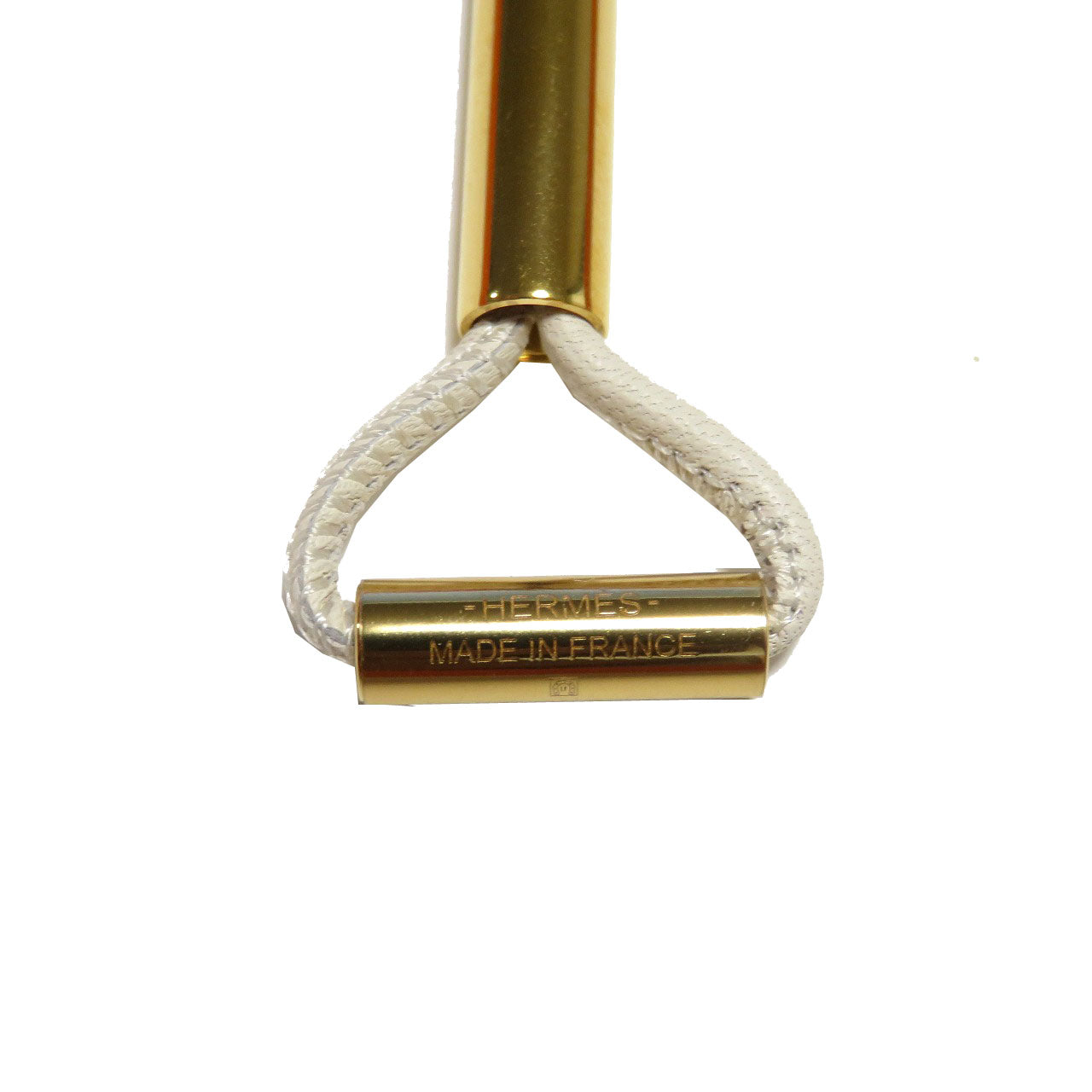 HERMES Necklace Swift Ivory Variations