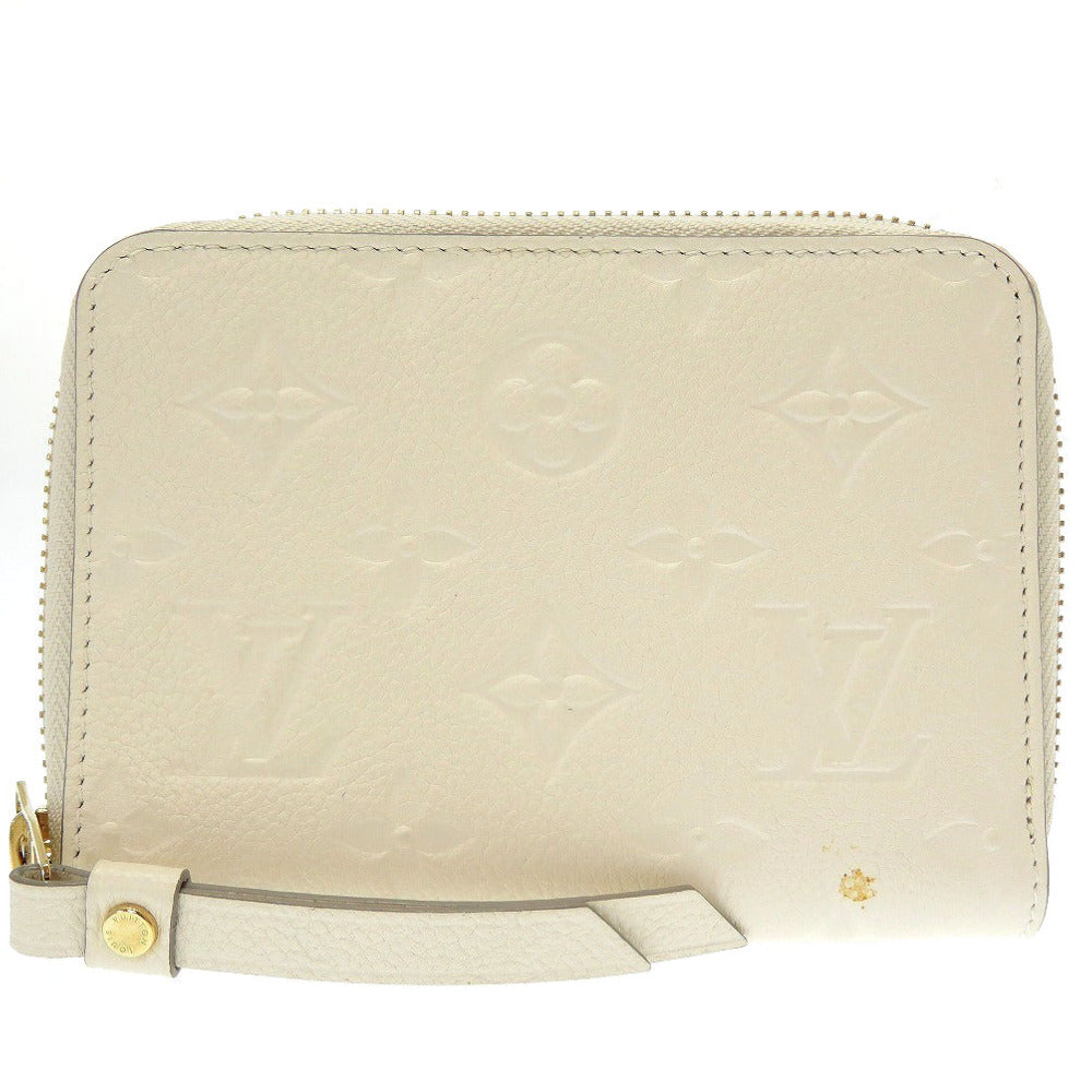 LOUIS VUITTON Bifold Wallet M93432 Monogram Ann Platt Neige Zip Around Monogram Unplant Portefeuille Skret Compact Women(Unisex) Used