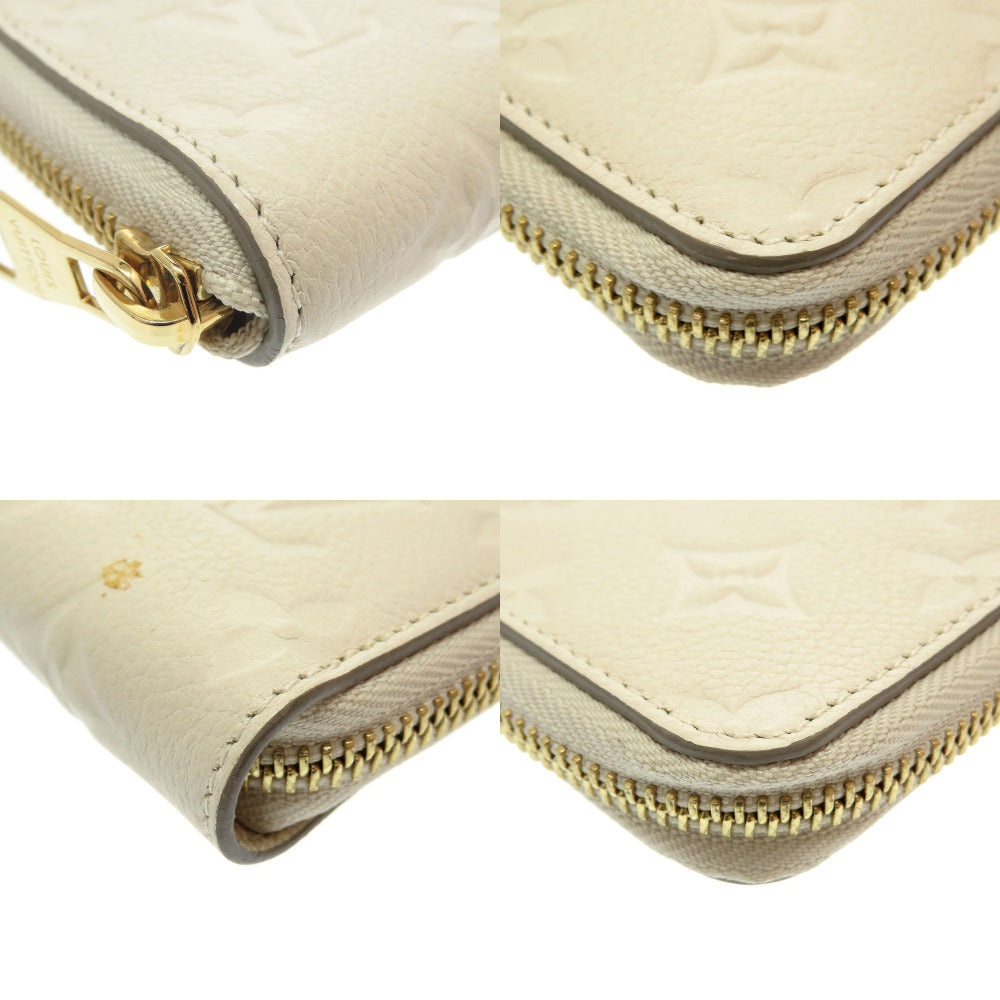 LOUIS VUITTON Bifold Wallet M93432 Monogram Ann Platt Neige Zip Around Monogram Unplant Portefeuille Skret Compact Women(Unisex) Used