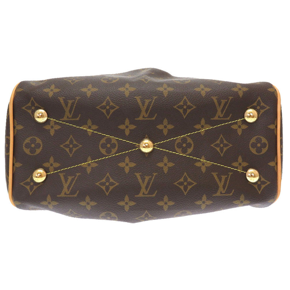 LOUIS VUITTON Handbag M40143 Monogram canvas Brown Monogram Tivoli PM Women Used