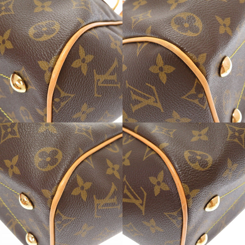 LOUIS VUITTON Handbag M40143 Monogram canvas Brown Monogram Tivoli PM Women Used