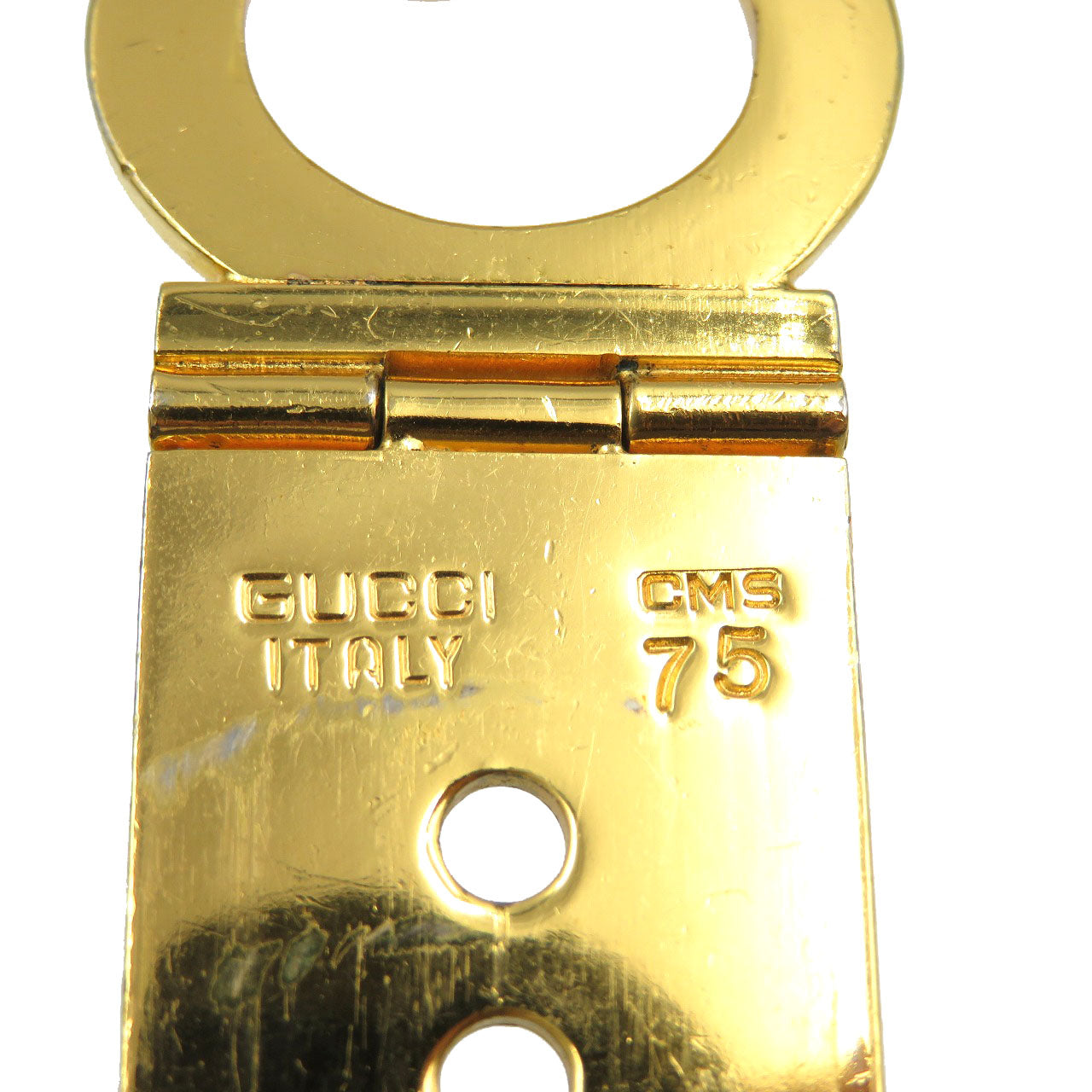 GUCCI belt metal gold