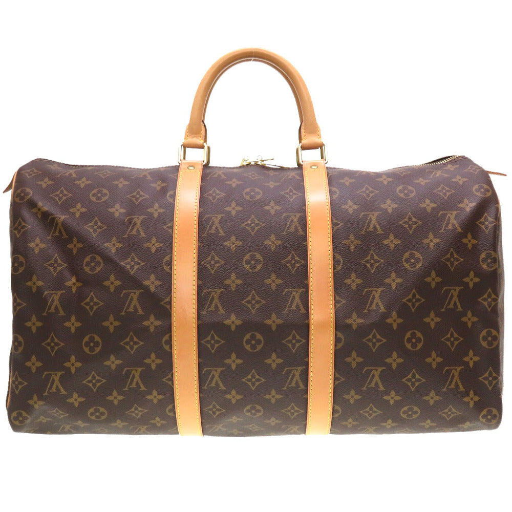 LOUIS VUITTON Boston Duffel bag M41426 Monogram canvas Brown Monogram Keepall 50 mens(Unisex) Used