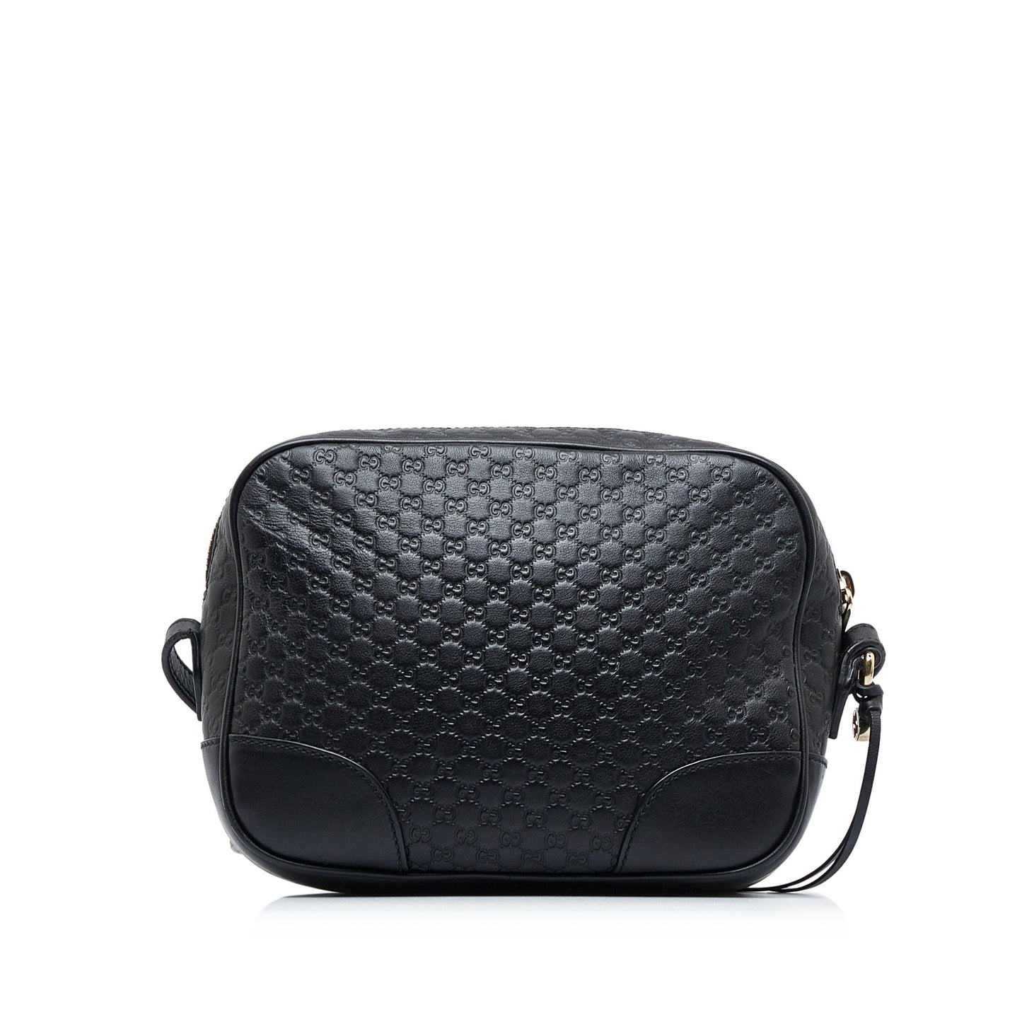 Gucci Bree Black Microguccisima Embossed Leather