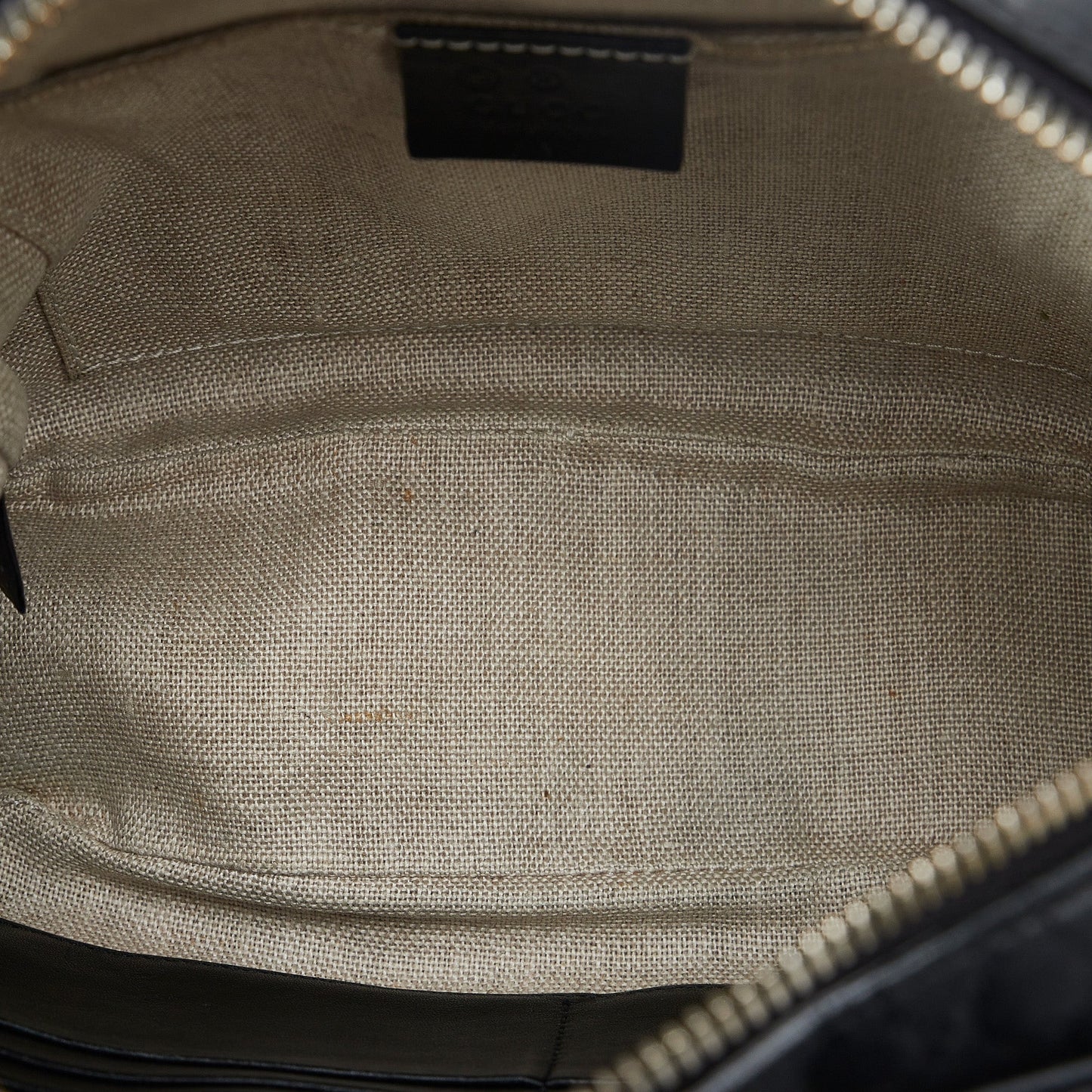Gucci Bree Black Microguccisima Embossed Leather