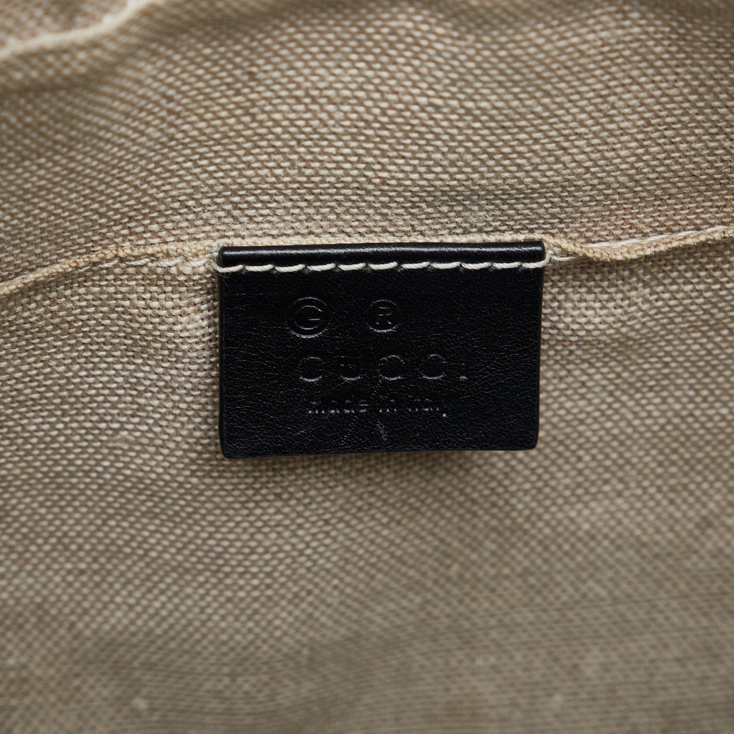 Gucci Bree Black Microguccisima Embossed Leather
