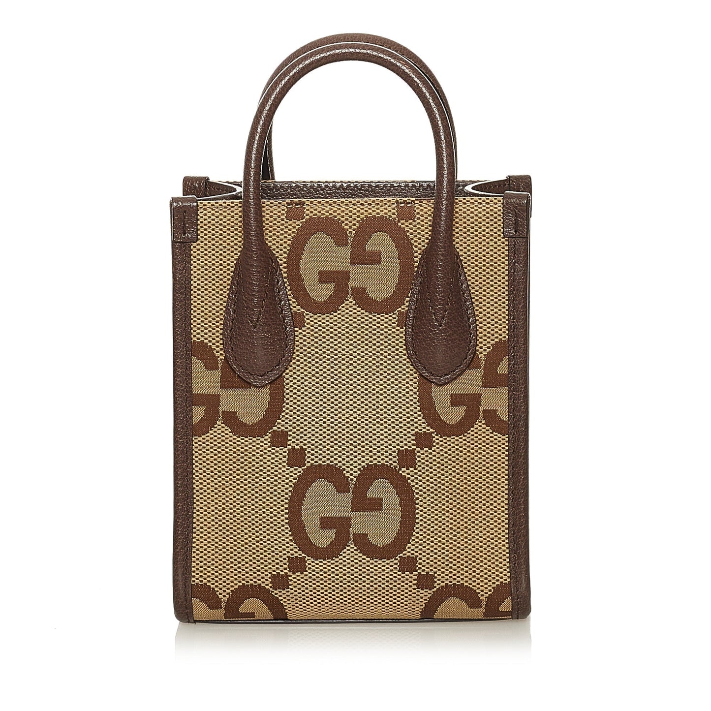 Gucci Jumbo GG Canvas Web Satchel