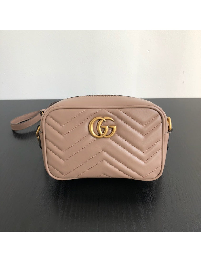 Gucci GG Marmont Collection Quilted Mini Handbag