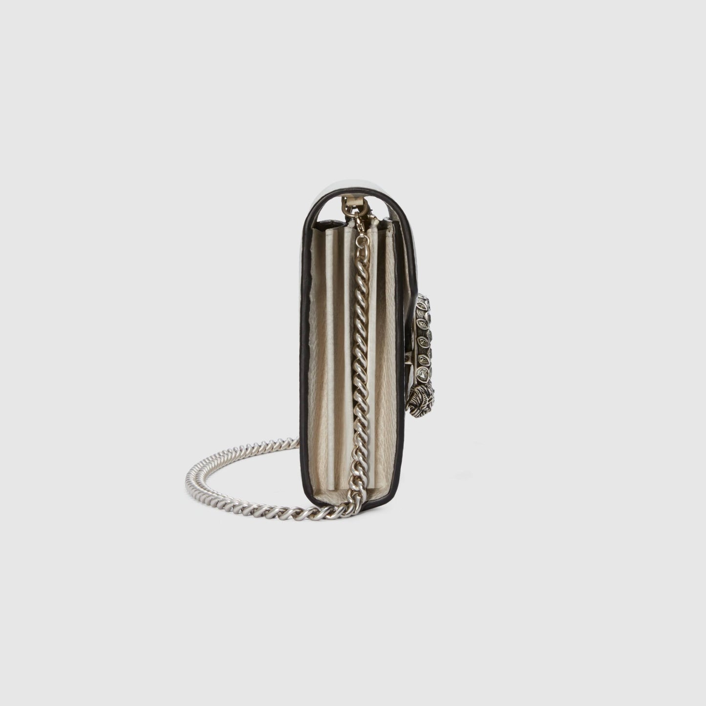 Gucci Dionysus Mini Leather Chain Bag White