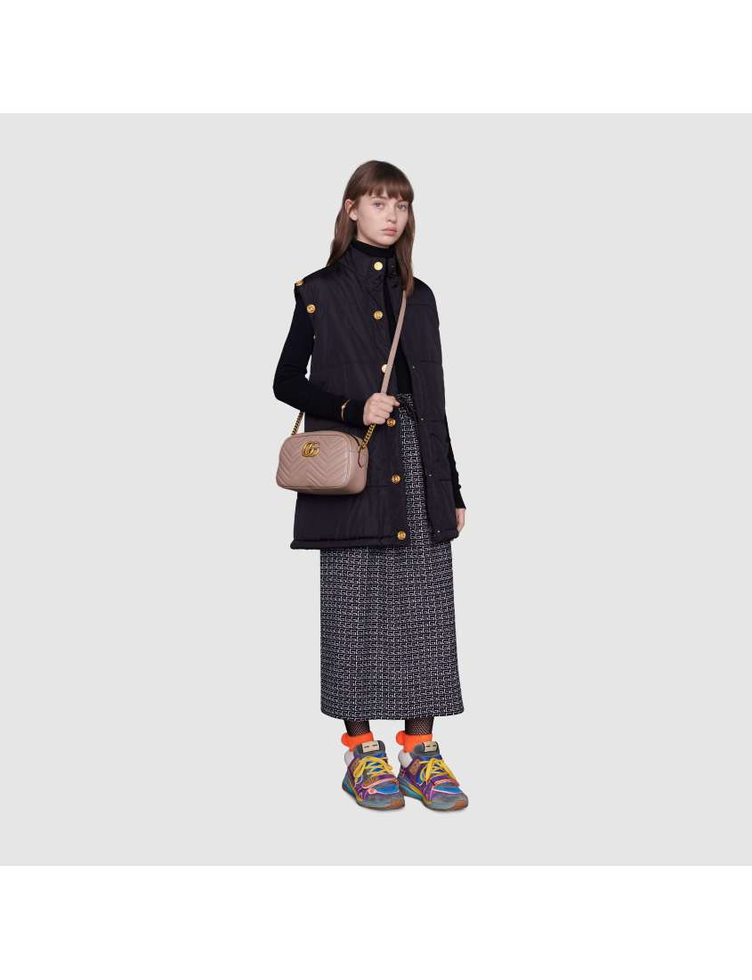 Gucci GG Marmont Series Small Quilted Shoulder Bag