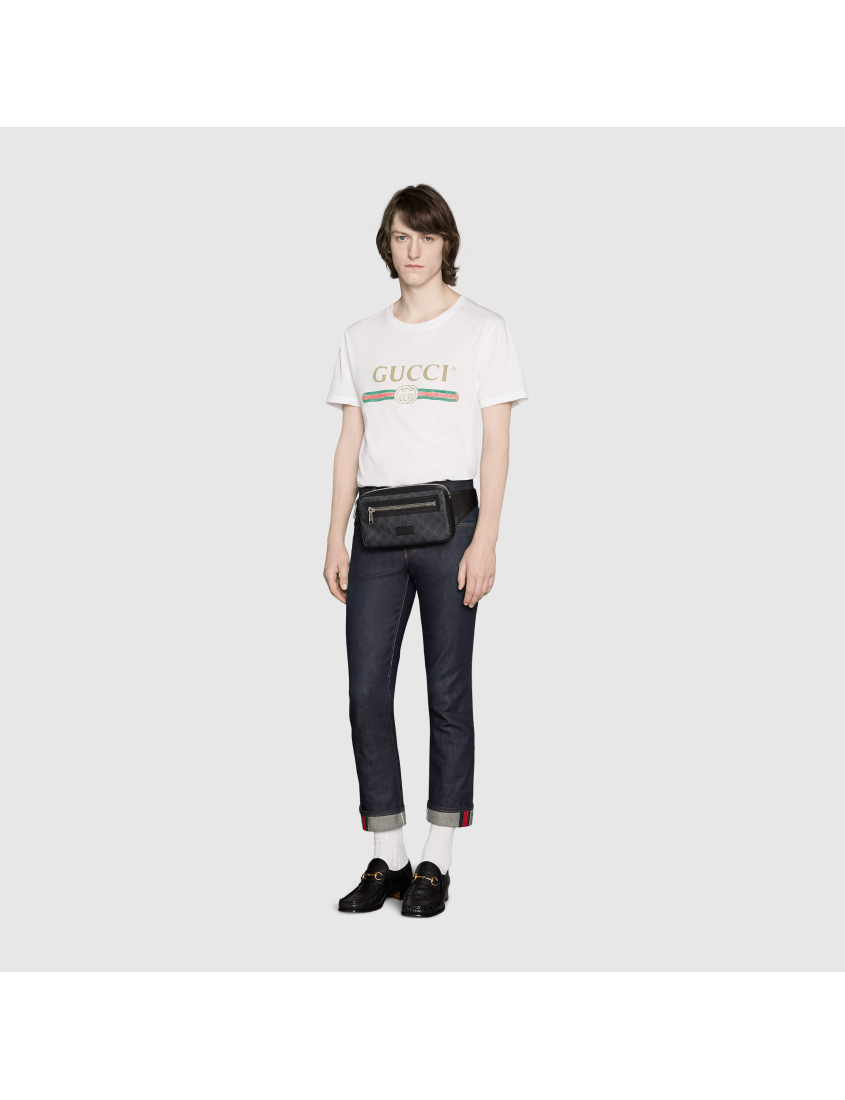 Gucci Soft GG Supreme canvas fanny pack