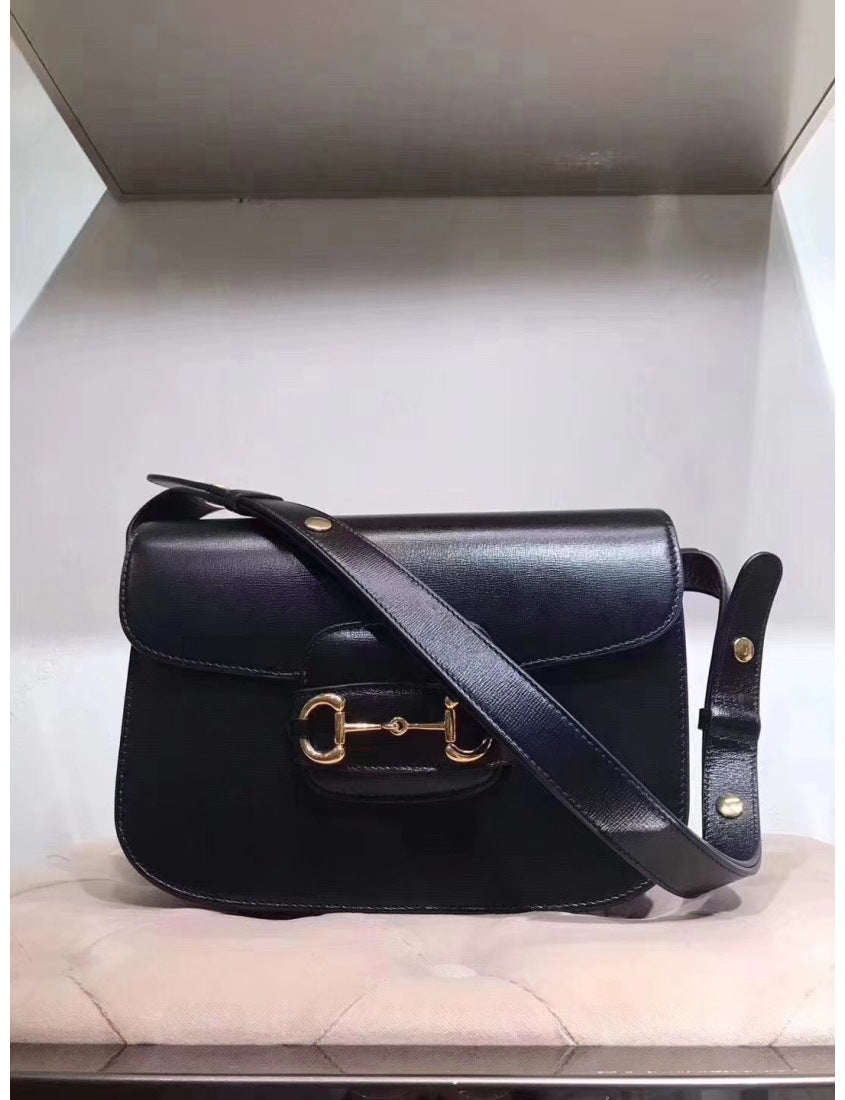 Gucci Black Horsebit 1955 Series Small Shoulder Bag
