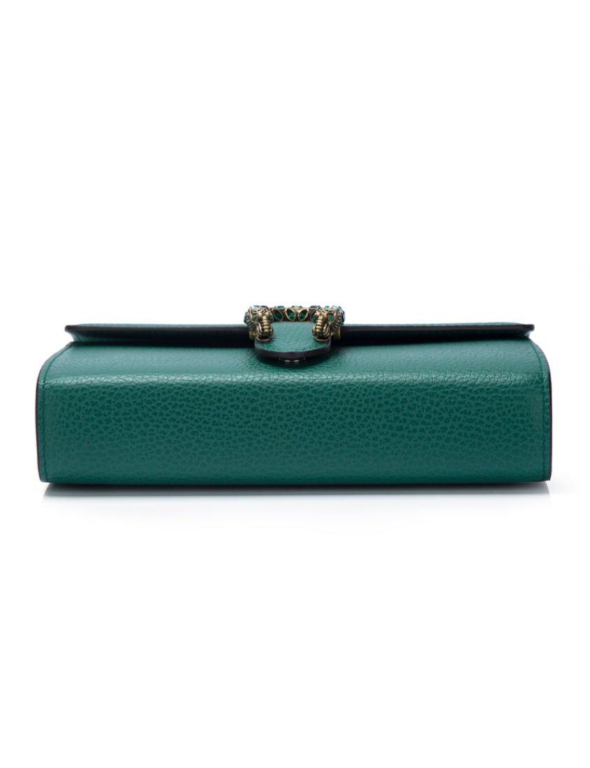 Gucci Dionysus Collection Leather Mini Chain Bag