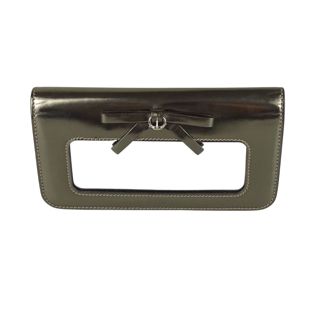 Gucci Metallic Gold Mirror Clutch