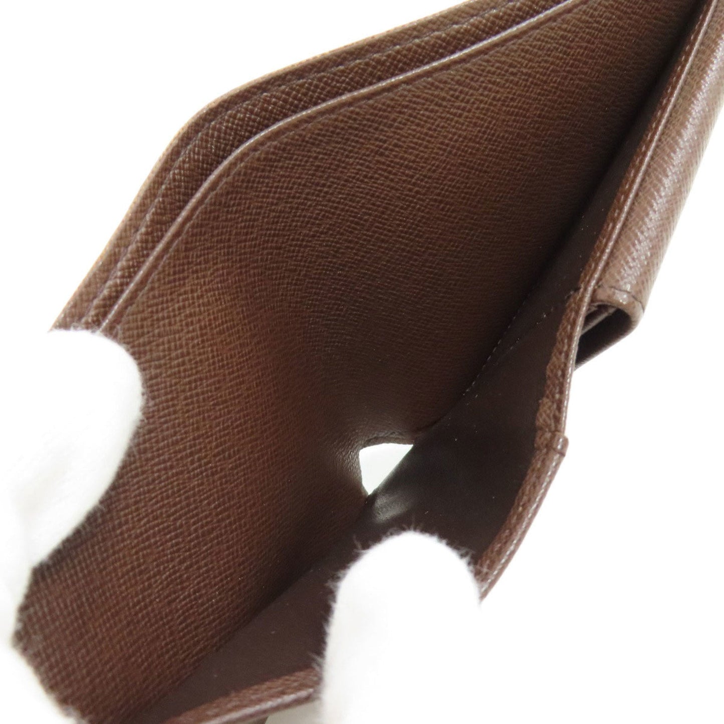 Louis Vuitton Damier Canvas Ebene Damier Canvas Wallet (Bi-Fold)