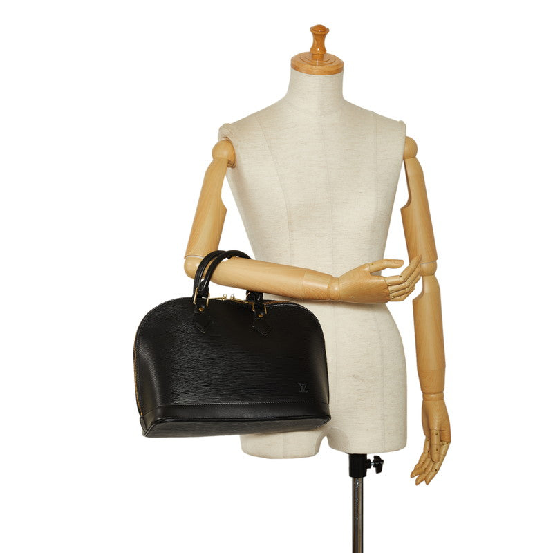Louis Vuitton Epic Alma Handbag M52142 Noir Black Leather  Louis Vuitton