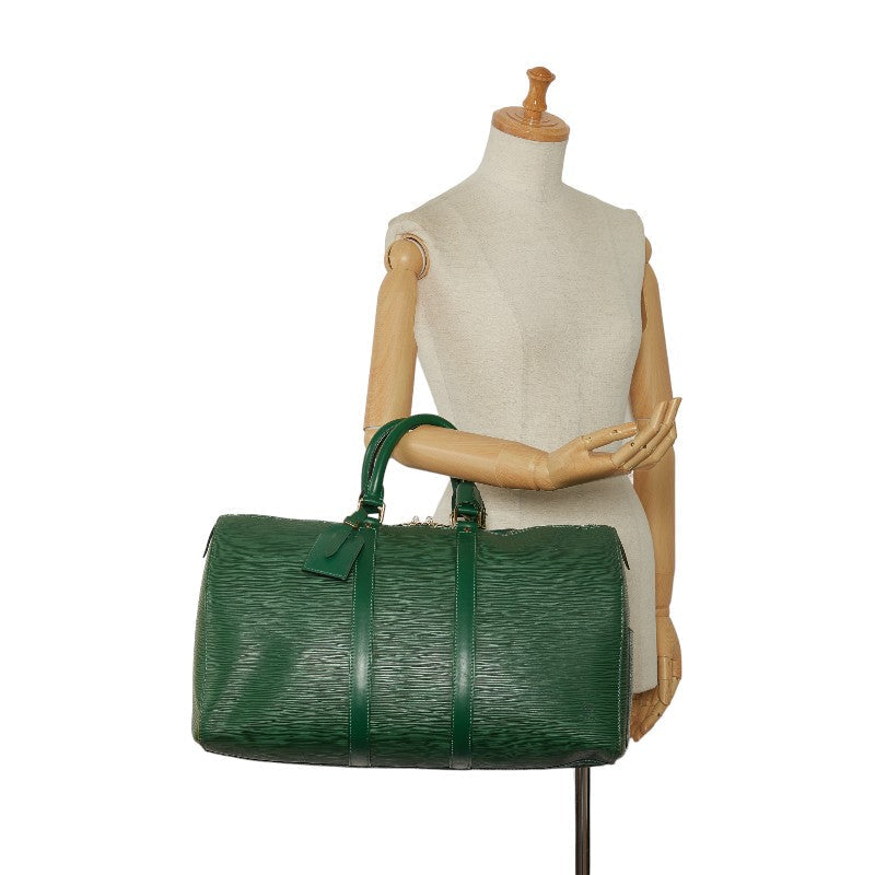 Louis Vuitton Epic Kypopur 45 Boston Bag Travel Bag M42974 Borneo Green Leather Ladies Louis Vuitton