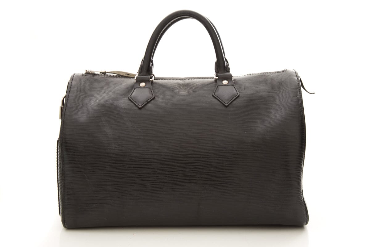 Louis Vuitton 2011 Black Epi Leather Speedy 35 HandBag