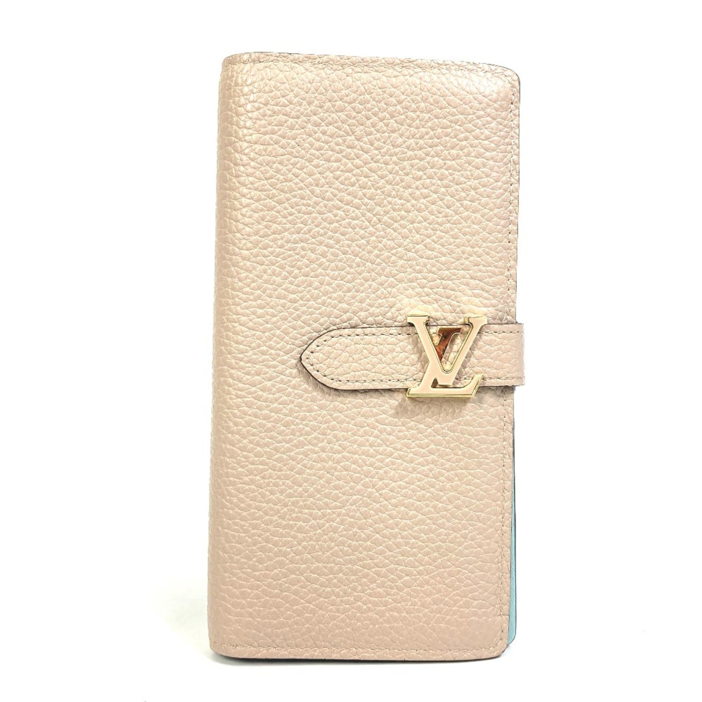 Louis Vuitton  Leather Long Wallet (Bi-Fold)