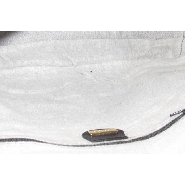 Gucci W Guccissima Print Canvasleather Two Longer Strapsgold Black Leather And Gg Canvas Satchel