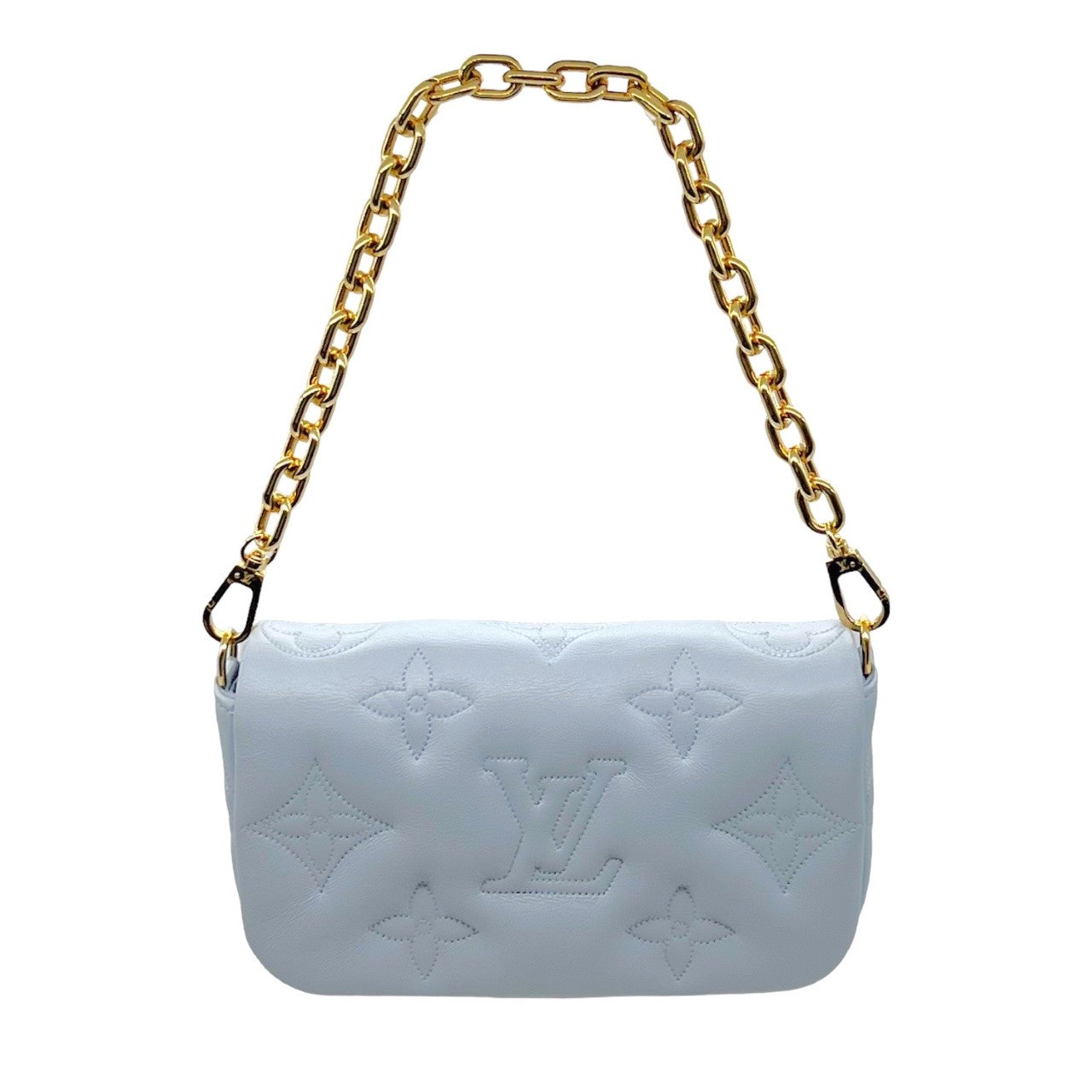 Louis Vuitton Blue Glacier Wallet on Strap Bubblegram