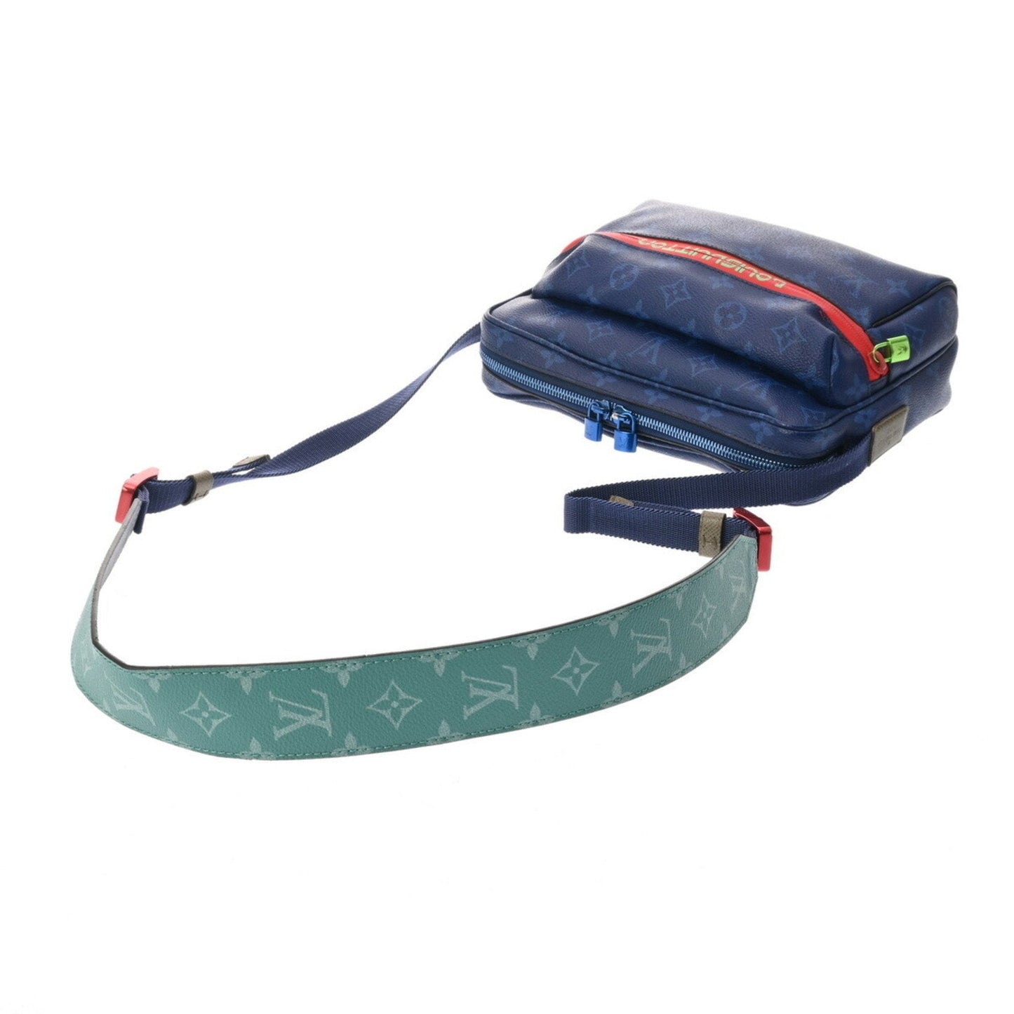 Louis Vuitton blue Galle Messenger Bag