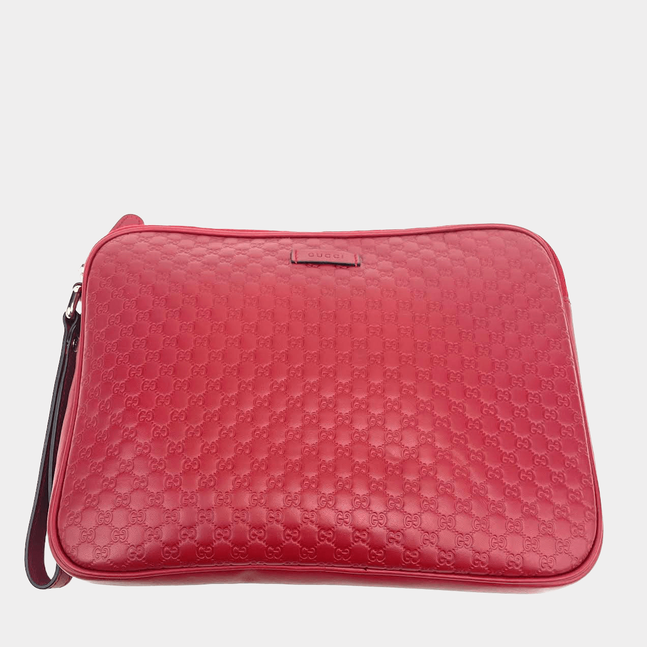 GUCCI Guccissima Zip Pouch Wristlet - OUTLET ITEM FINAL SALE