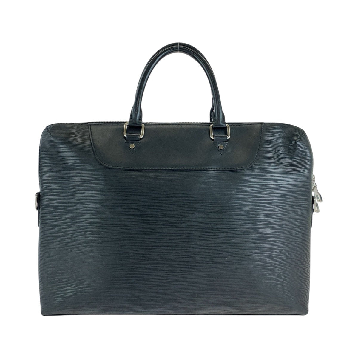LOUIS VUITTON Business bag M50163 leather black Business bag briefcase Epi Porto Documents Jules mens Used