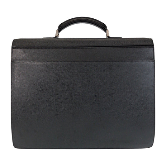 LOUIS VUITTON Business bag M31052 leather Ardoise Black SilverMetal Business bag briefcase Taiga Robusto 1 mens Used