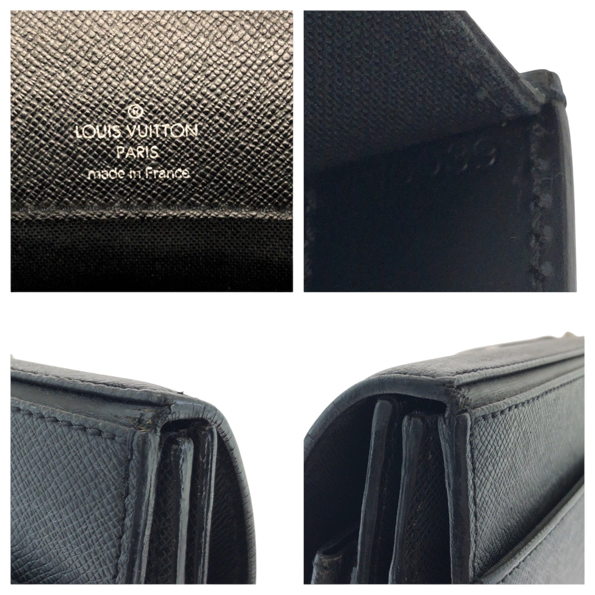 LOUIS VUITTON Business bag M31052 Taiga Aldoise black Business bag handbag Taiga Robusto 1 mens Used