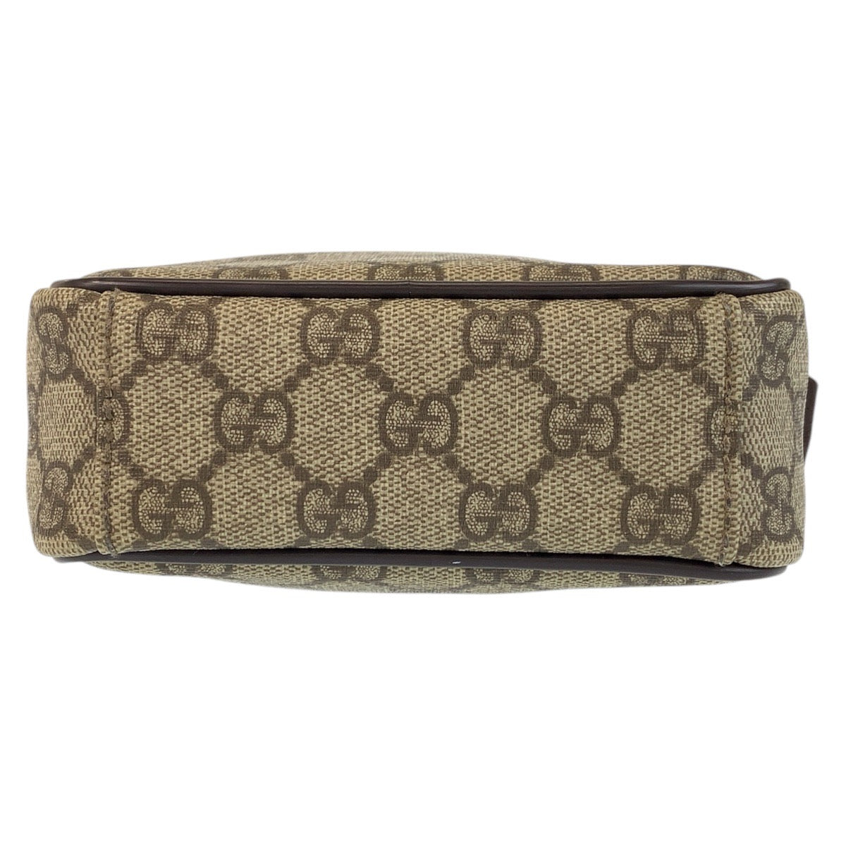 GUCCI Shoulder Bag 101680 GG Supreme canvas, leather Beige brown Shoulder Bag pochette Women Used