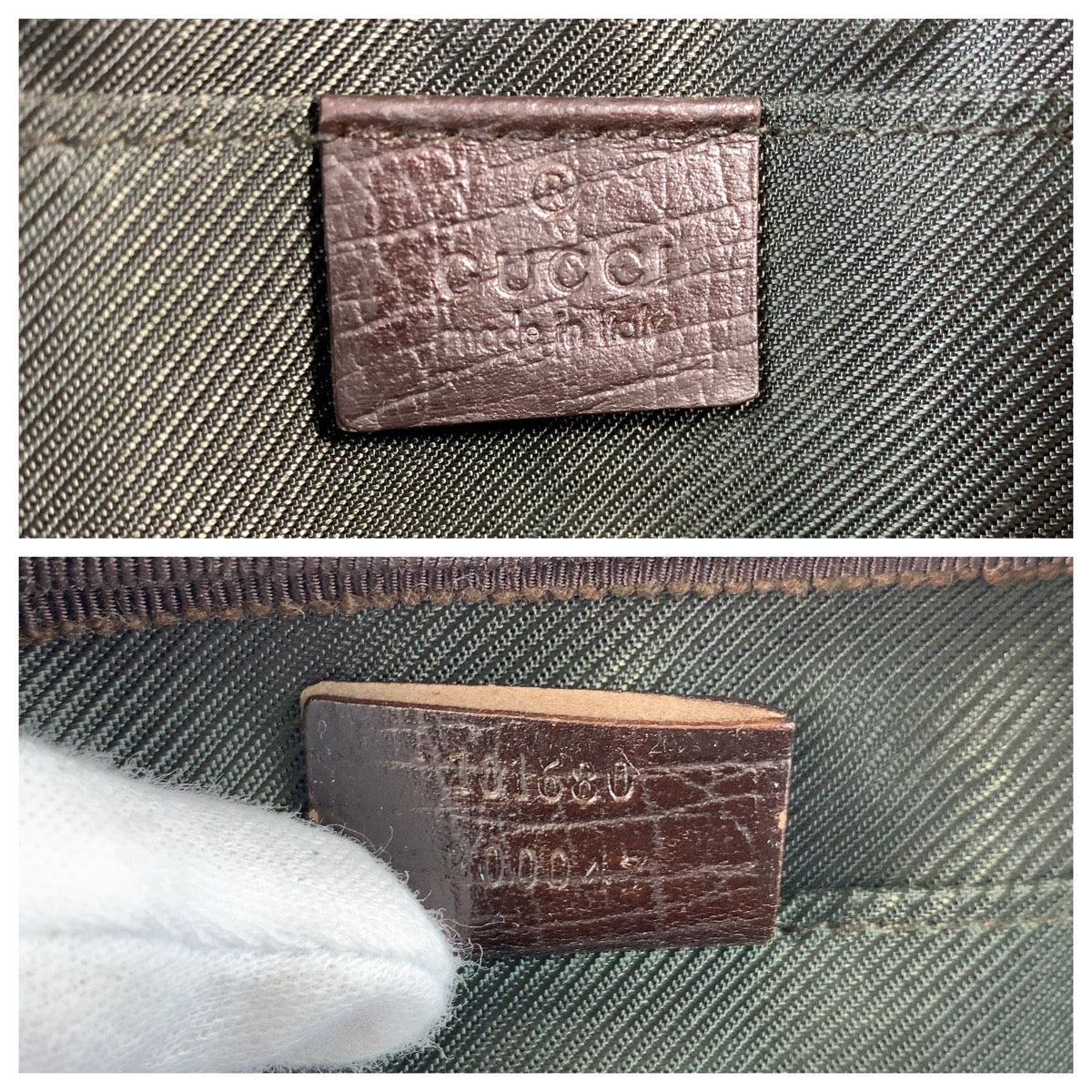 GUCCI Shoulder Bag 101680 GG Supreme canvas, leather Beige brown Shoulder Bag pochette Women Used