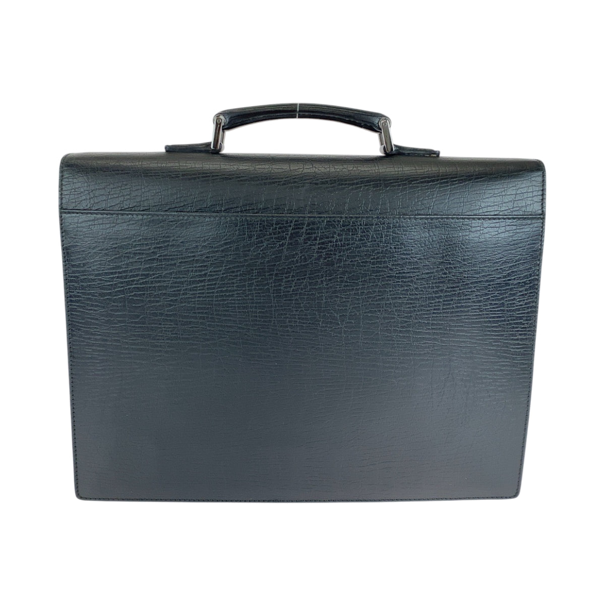 GUCCI Business bag 34044 leather Black SilverMetal Business bag handbag Cinghiale Darres mens Used