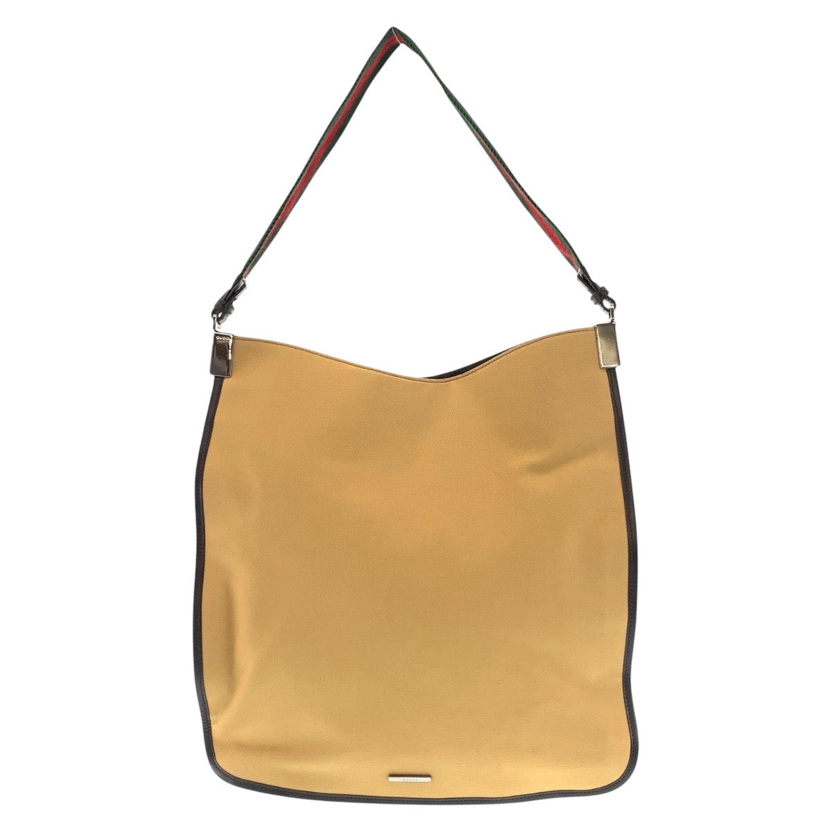 GUCCI Shoulder Bag 001 4306 canvas beige Hobo Shoulder Bag Sherry line Women Used