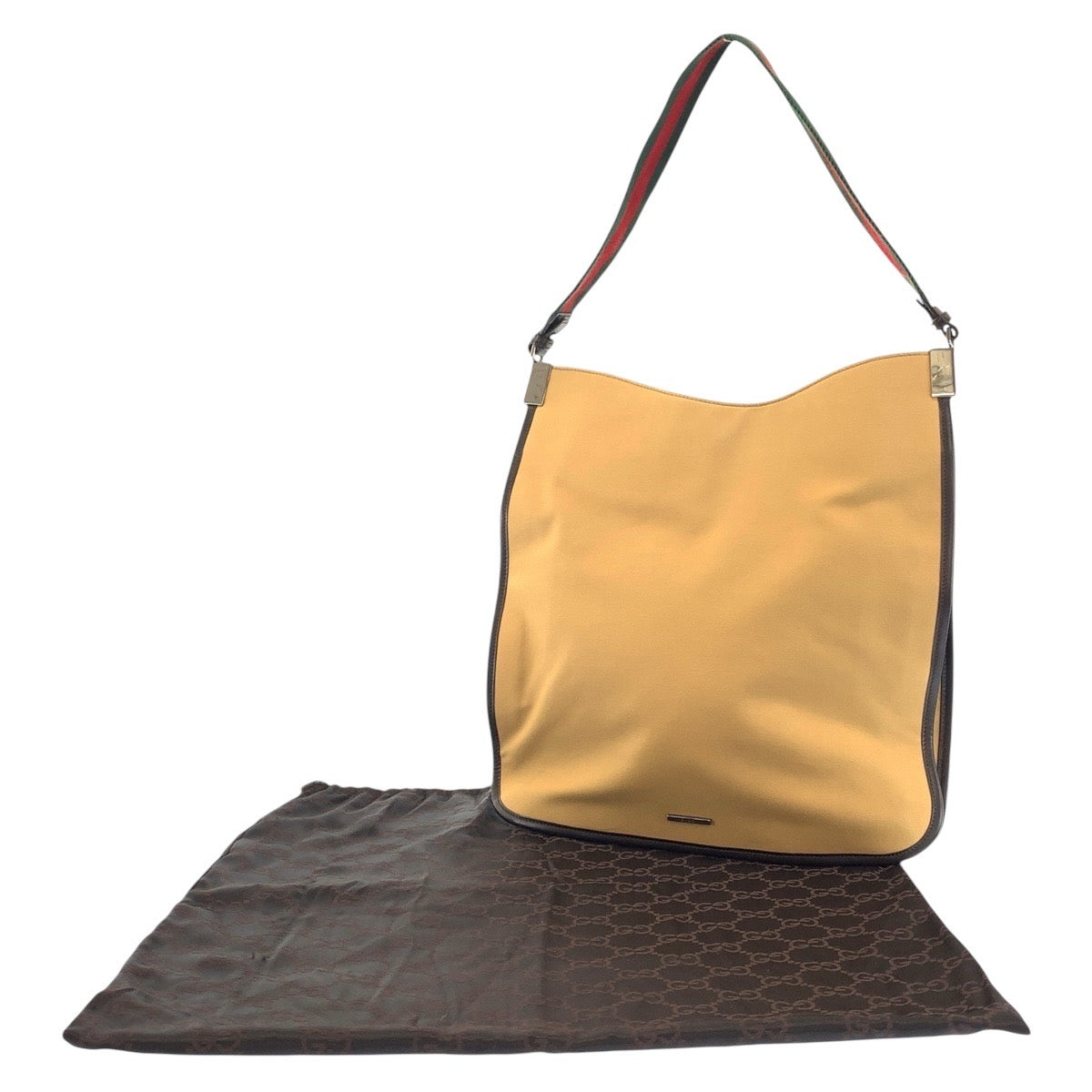 GUCCI Shoulder Bag 001 4306 canvas beige Hobo Shoulder Bag Sherry line Women Used