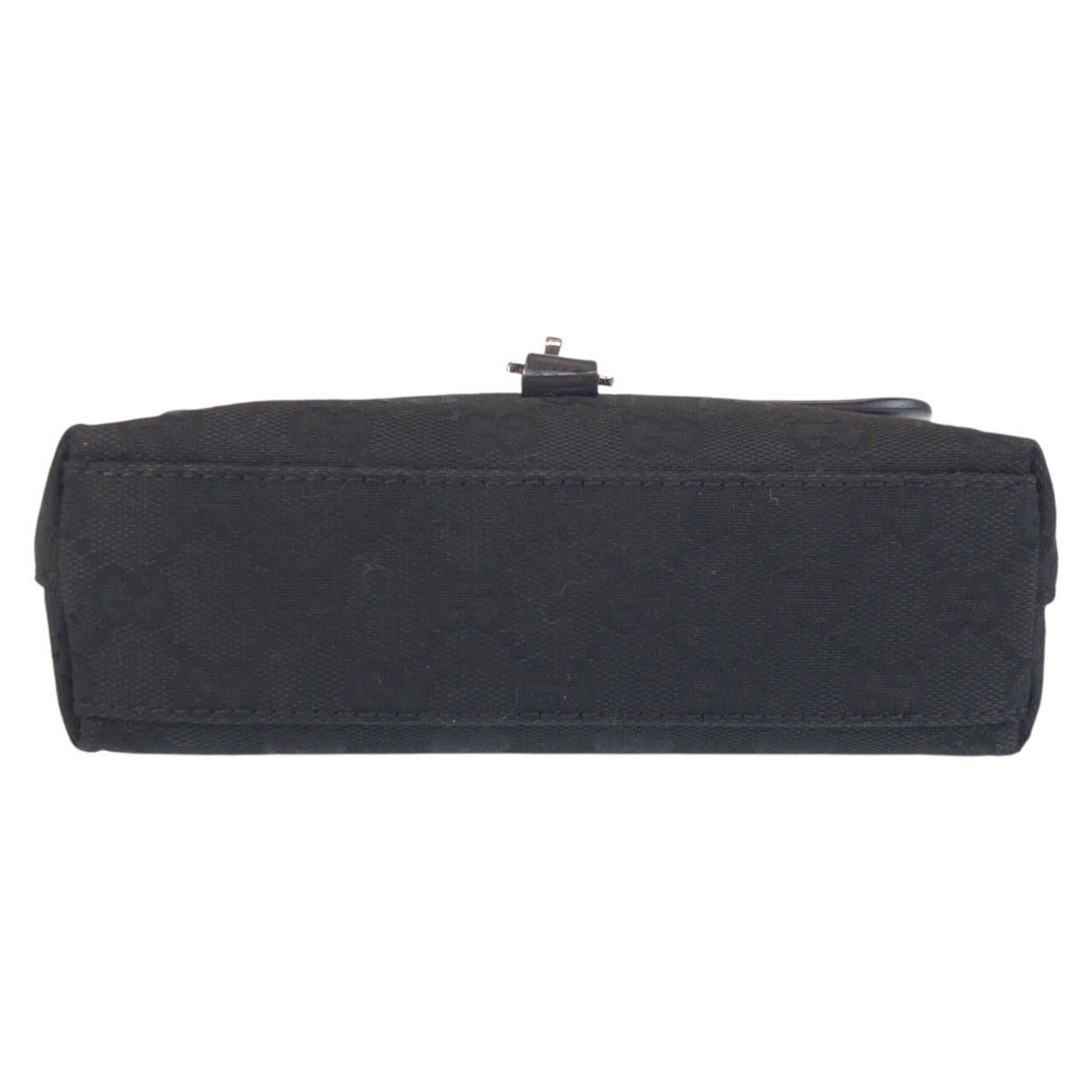 GUCCI Sling bag 92543 GG canvas Black SilverMetal Sling bag Bum bag Women Used