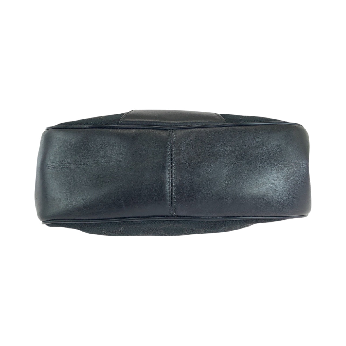 GUCCI Shoulder Bag 10 02 024 GG canvas, leather Black GoldMetal Shoulder Bag pochette Old Gucci Shelly Line Women Used