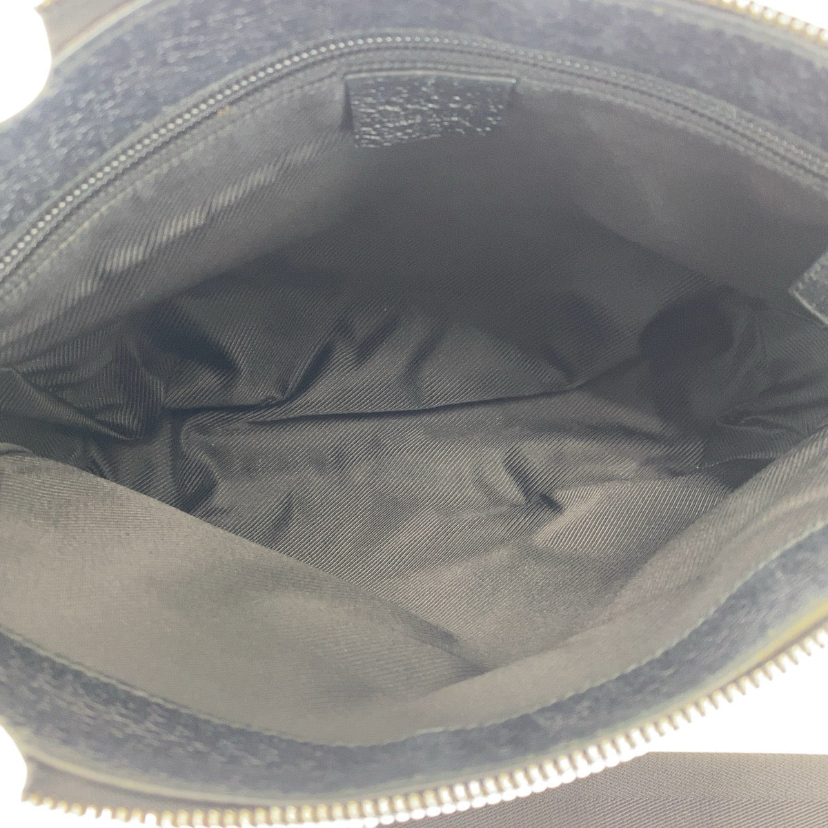GUCCI Shoulder Bag 114273 GG canvas, leather Black black Shoulder Bag Messenger bag Women Used