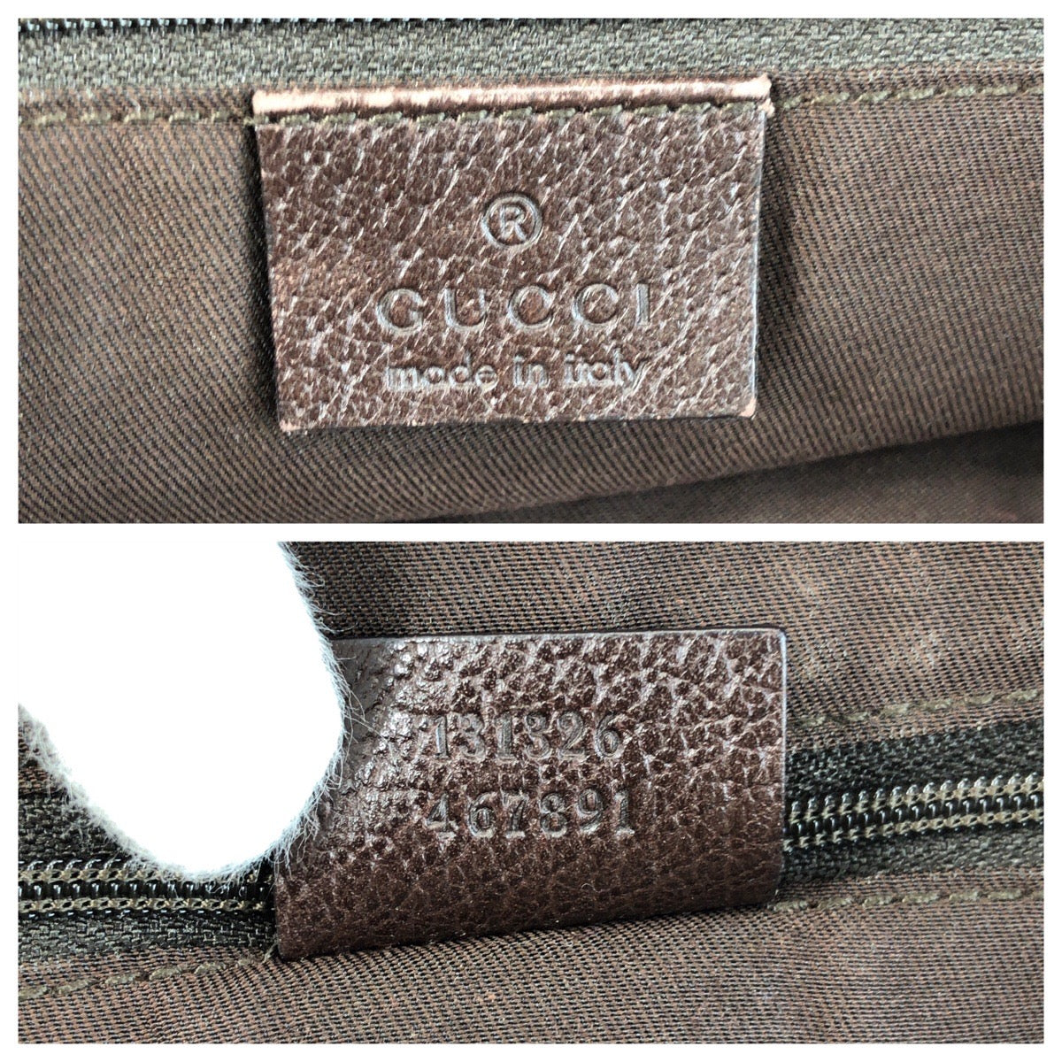 GUCCI Shoulder Bag 131326 GG canvas, leather Beige Brown Gold Metal Shoulder Bag Messenger bag Abbey Women Used