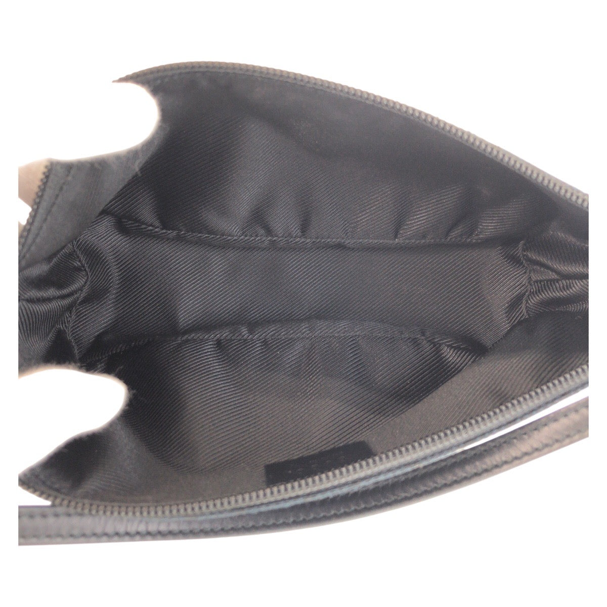 GUCCI Handbag 039 1103 GG canvas, leather Navy Black Handbag accessory pouch Women Used