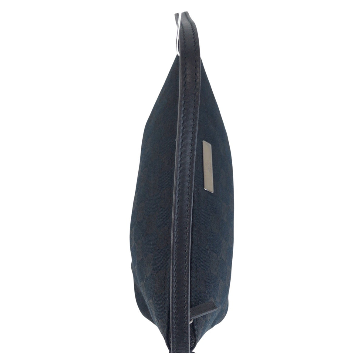 GUCCI Handbag 039 1103 GG canvas, leather Navy Black Handbag accessory pouch Women Used