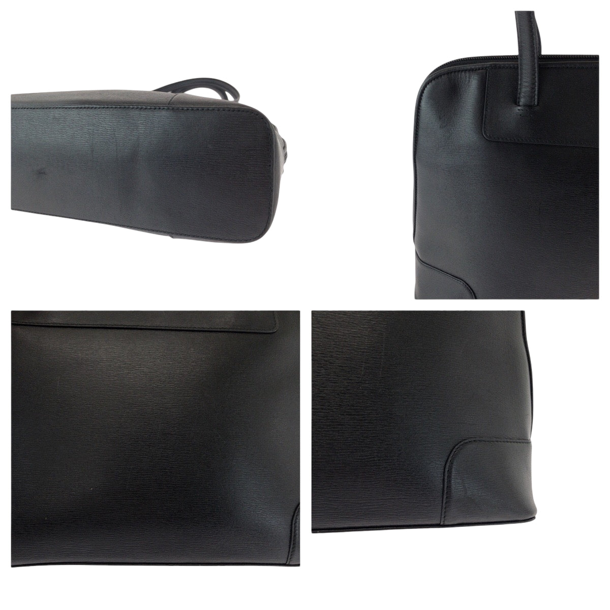 GUCCI Handbag 002 1122 leather black Handbag Shoulder Bag Women Used
