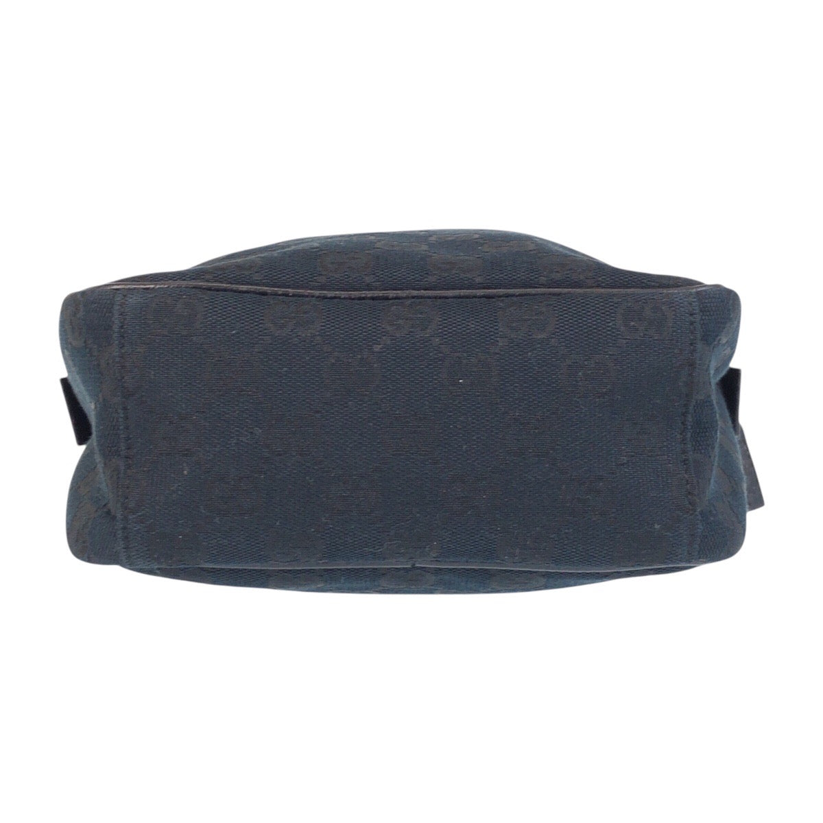GUCCI Shoulder Bag 122759 GG canvas Black SilverMetal Crossbody Shoulder Bag Unisex Women Used